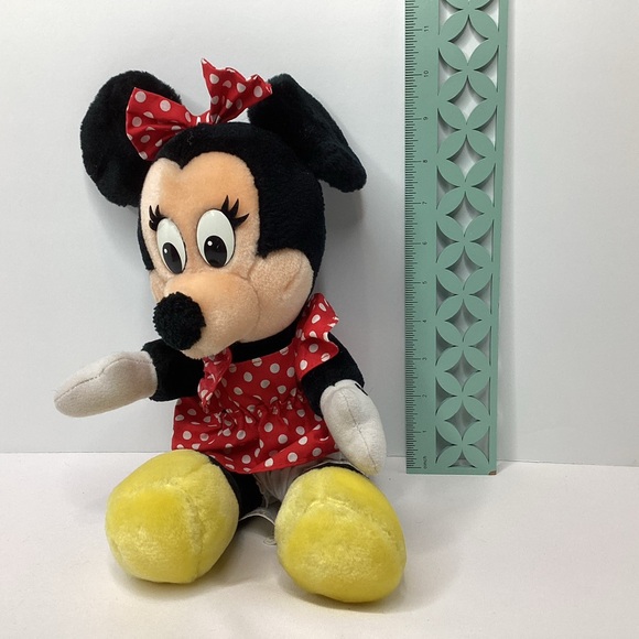 Disneyland Disney World Vintage Minnie Mouse 1980s 10" Plush Doll Stuffed Animal - Picture 8 of 9